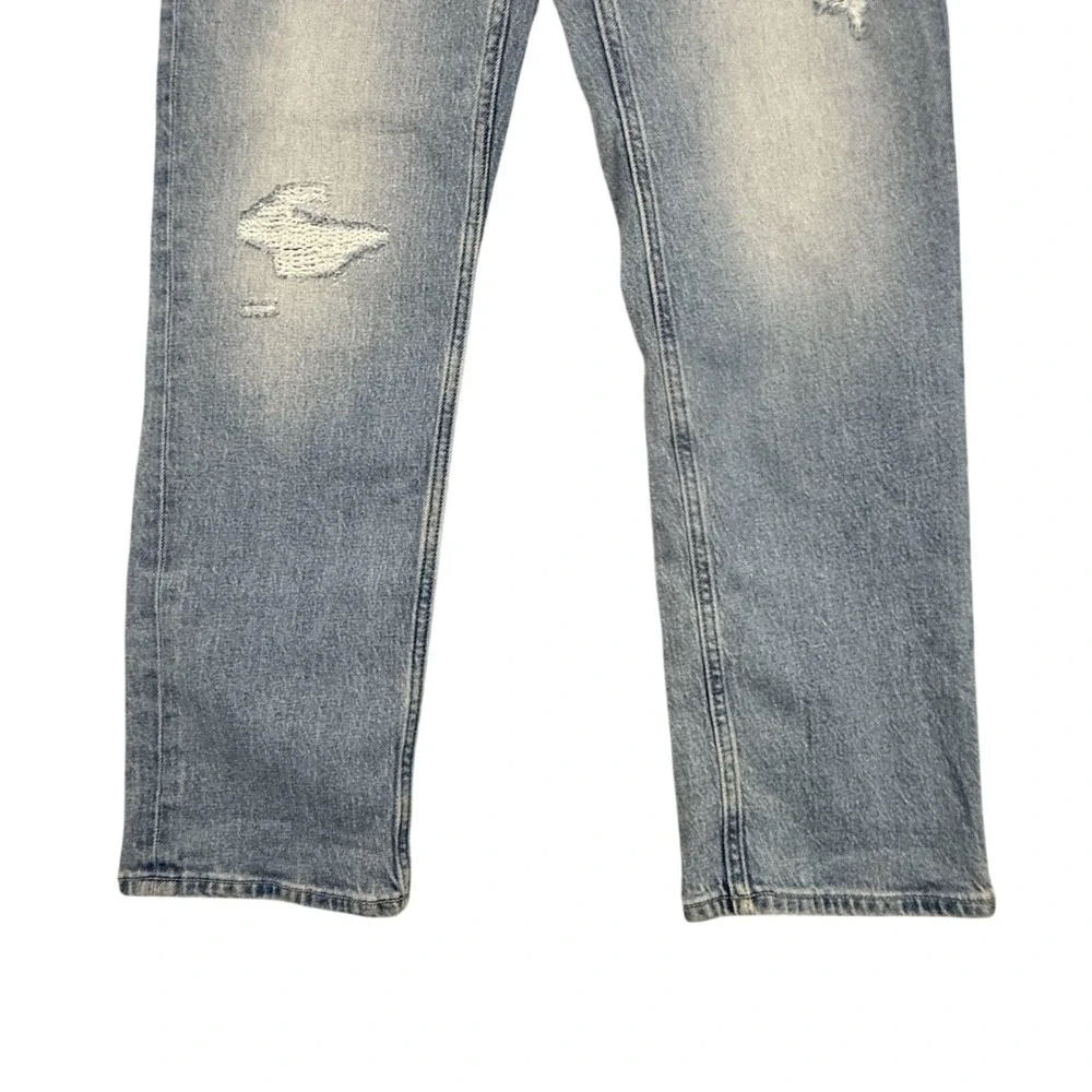 Old Navy Jeans Boys 18 Blue Distressed Loose Built-In Flex Denim Adjustable Wais
